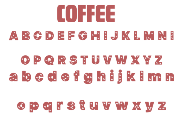 Coffee Font - Preview 1