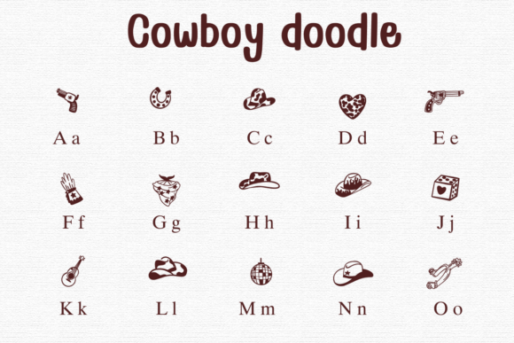 Coffee Doodle Font - Preview 1