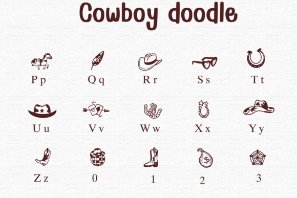 Coffee Doodle Font - Preview 2