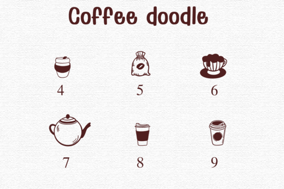 Coffee Doodle Font - Preview 3