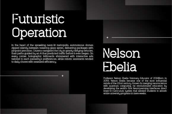 Dakero Font - Preview 3
