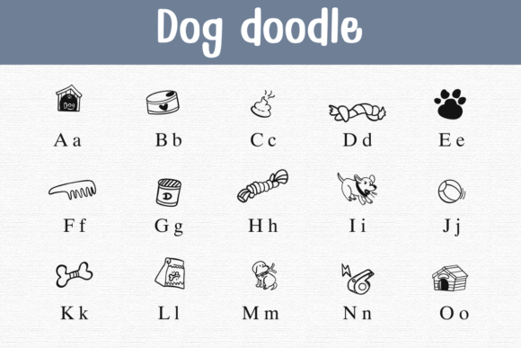 Dog Doodle Font - Preview 2