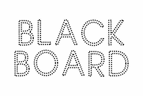 Dotted Flash Font - Preview 2