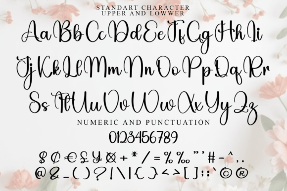 Flowery Font - Preview 4