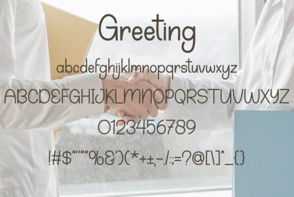 Greeting Font - Preview 4