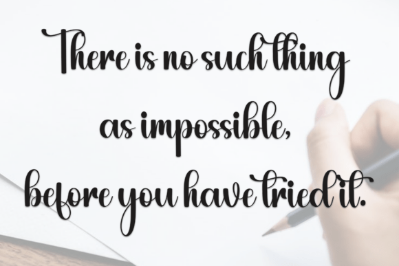 Handmade Calligraphy Font - Preview 6