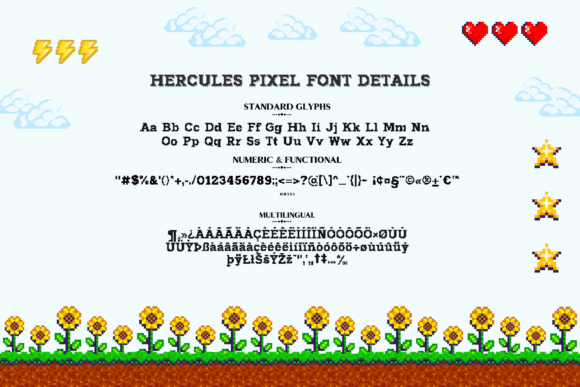 Hercules Pixel Font - Preview 6