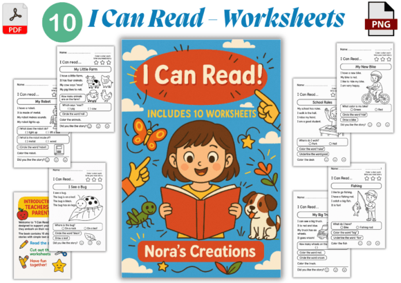 📘 I Can Read! – Reading Comprehension