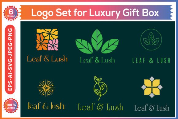 Logo Set for Luxury Gift Box