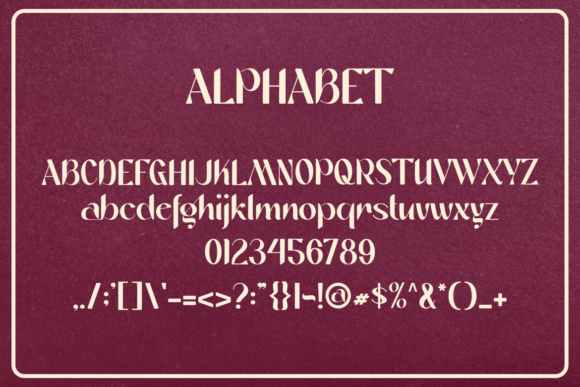 Mugheny Font PNG with transparent background - Preview 4