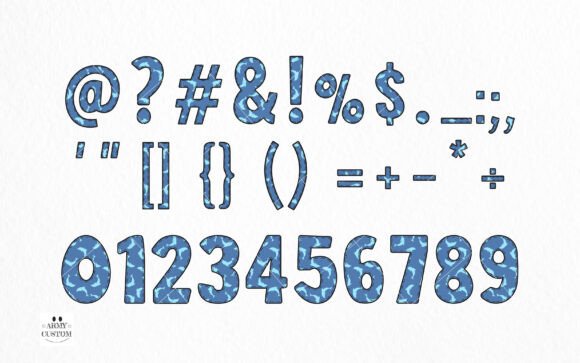 Nautical, Navy Bundle Font PNG with transparent background - Preview 3