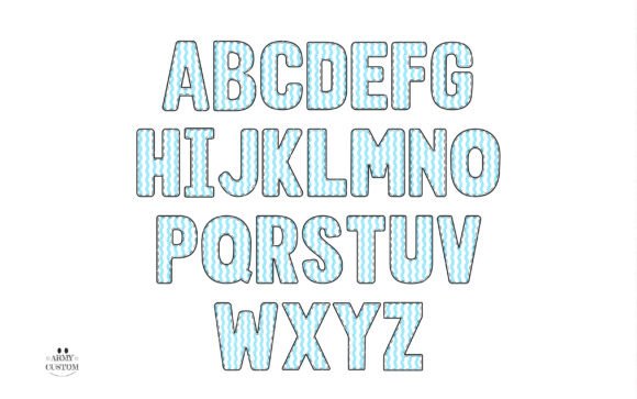 Nautical, Navy Bundle Font PNG with transparent background - Preview 6