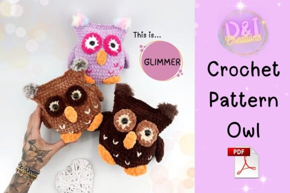 Owl Cute Crochet Pattern Amigurumi Pdf
