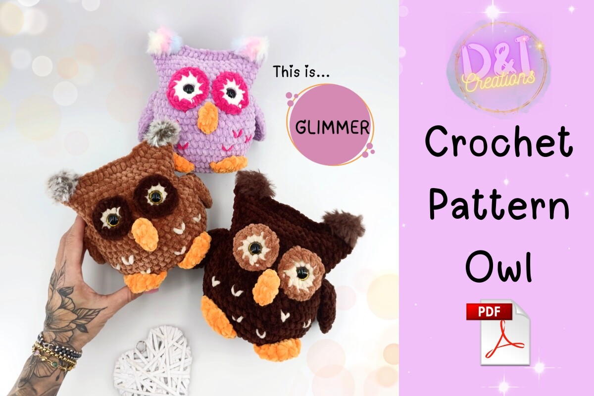 Owl Cute Crochet Pattern Amigurumi Pdf