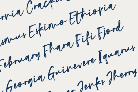 Rathney Font PNG with transparent background - Preview 3
