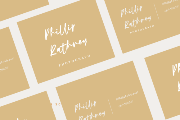 Rathney Font PNG with transparent background - Preview 4