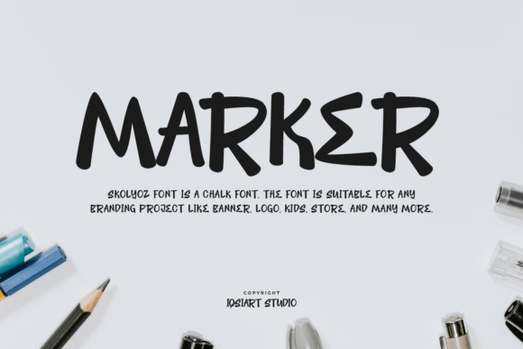Skolyoz Font PNG with transparent background - Preview 1