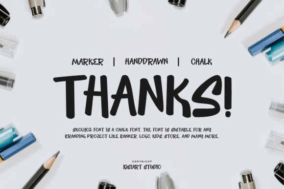 Skolyoz Font PNG with transparent background - Preview 5