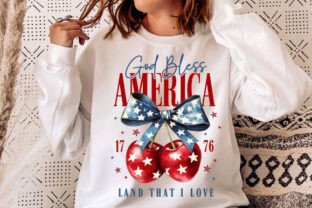 4th of July Cherry America Coquette PNG Graphic by PaperPrint ...