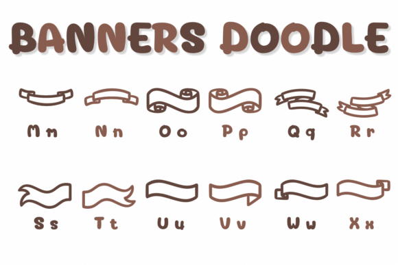 Banners Doodle Font - Preview 2