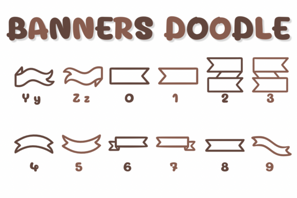 Banners Doodle Font - Preview 3