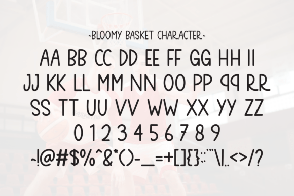 Bloomy Basket Font - Preview 5
