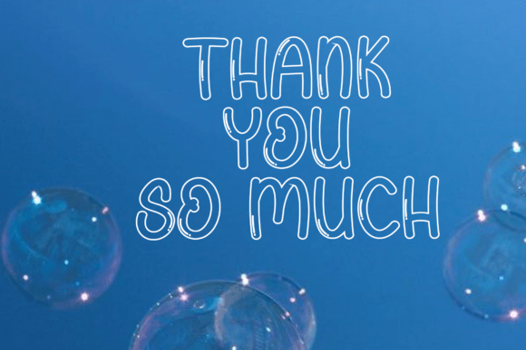 Bubbles Font - Preview 6