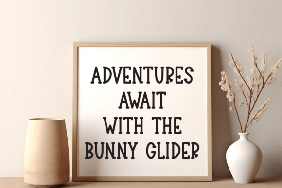 Bunny Glider Font - Preview 1