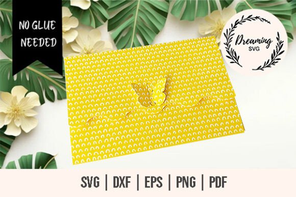 Butterfly Envelope Box Template SVG Shapes 3D SVG Craft By DreamingSVG