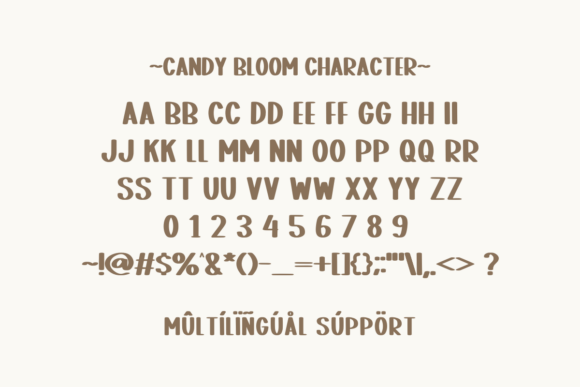 Candy Bloom Font - Preview 5