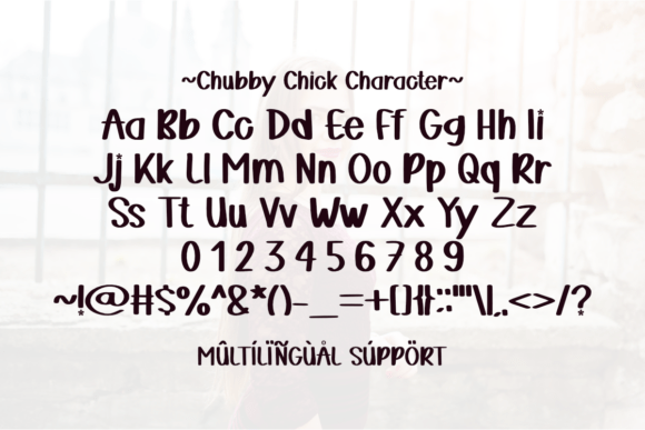 Chubby Chick Font - Preview 5