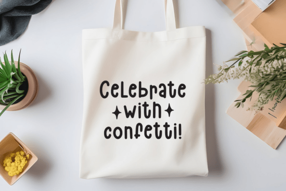Confetti Simple Font - Preview 1