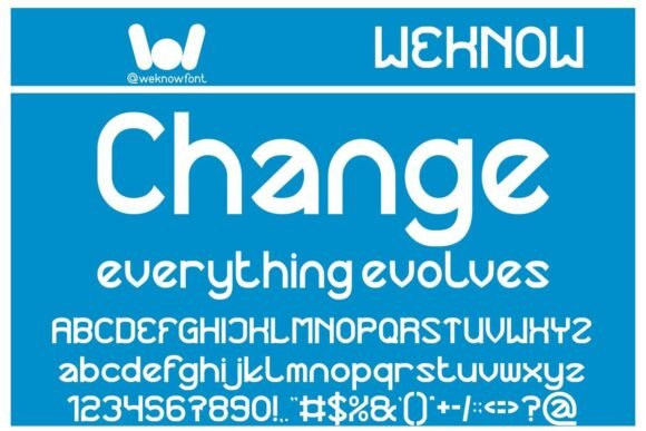 Continuous Thing Font PNG with transparent background - Preview 2