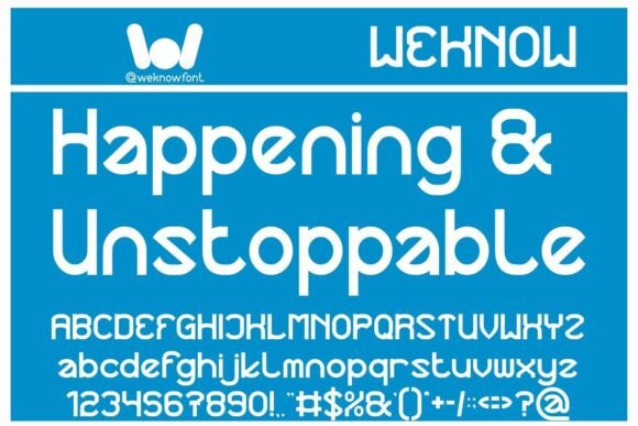 Continuous Thing Font PNG with transparent background - Preview 3