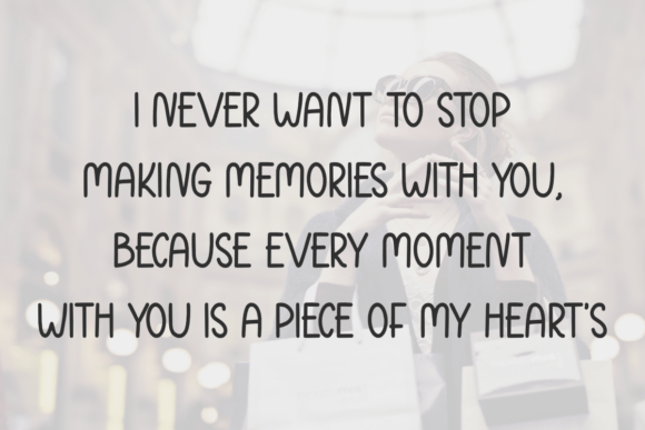 Couple Fashion Font PNG with transparent background - Preview 2