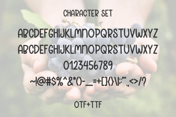Cute Wine Font - Preview 5