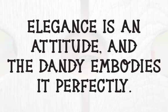 Dandy Peep Font - Preview 2