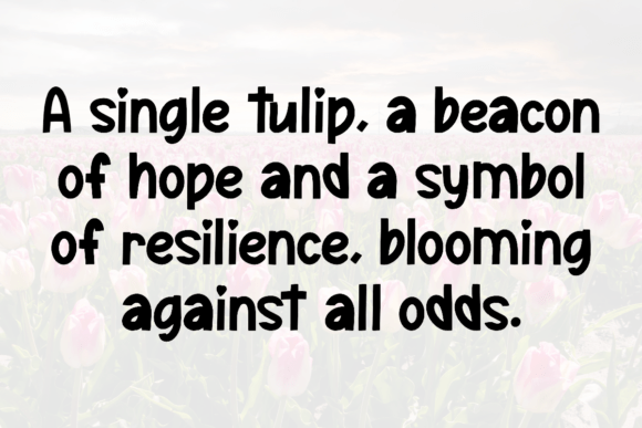 Dandy Tulip Font - Preview 2