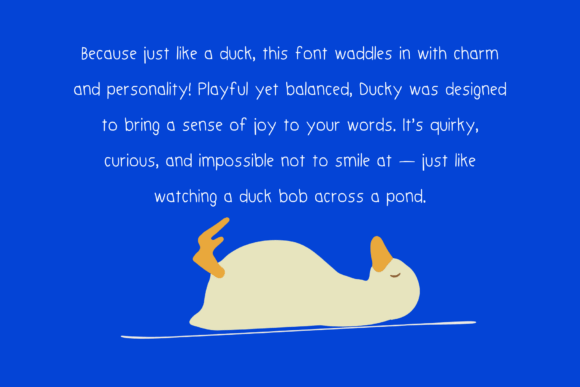 Ducky Font - Preview 1