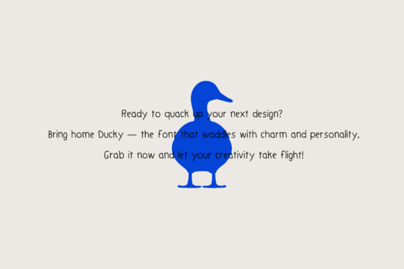 Ducky Font - Preview 6