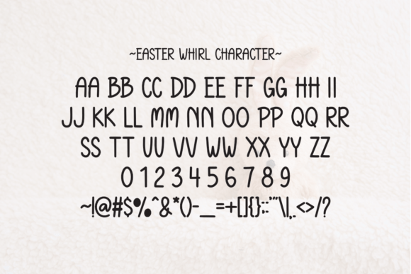 Easter Whirl Font - Preview 5