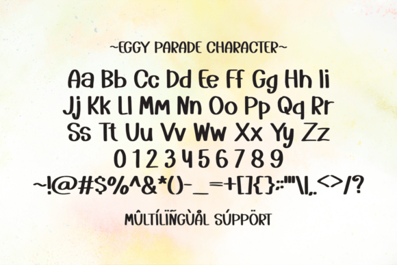 Eggy Parade Font - Preview 5