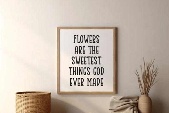 Floral Nest Font PNG with transparent background - Preview 1