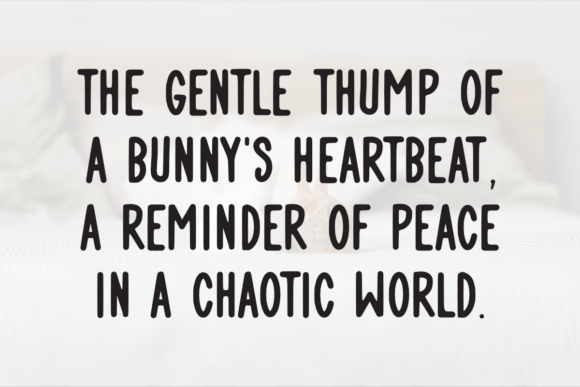 Giggly Bunny Font - Preview 2