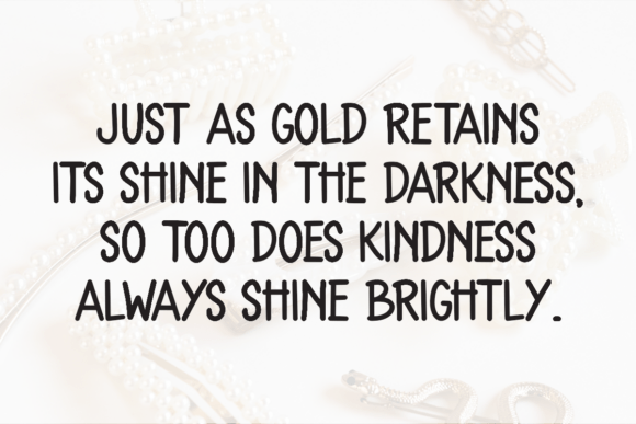 Gold Craft Font PNG with transparent background - Preview 2