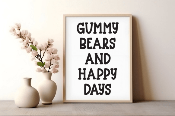 Gummy Meadow Font font preview - 1