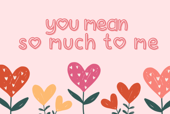 Heart Words Font - Preview 5