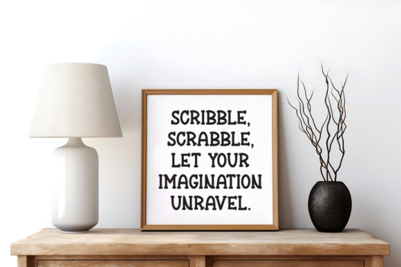 Hoppy Scribble Font PNG with transparent background - Preview 1
