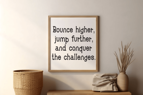 Jelly Bounce Font PNG with transparent background - Preview 1