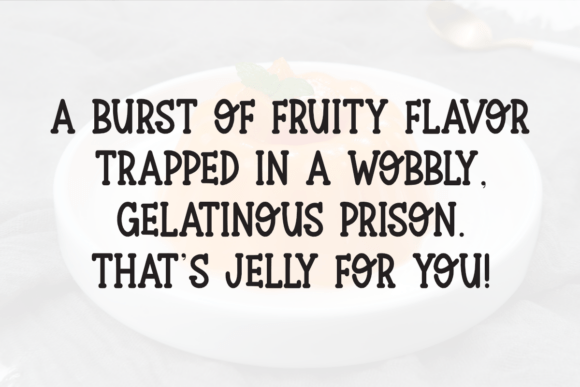 Jelly Whisker Font PNG with transparent background - Preview 2